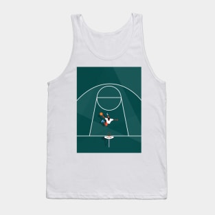 Shoot Hoops | Basketball Court Artwork Tank Top